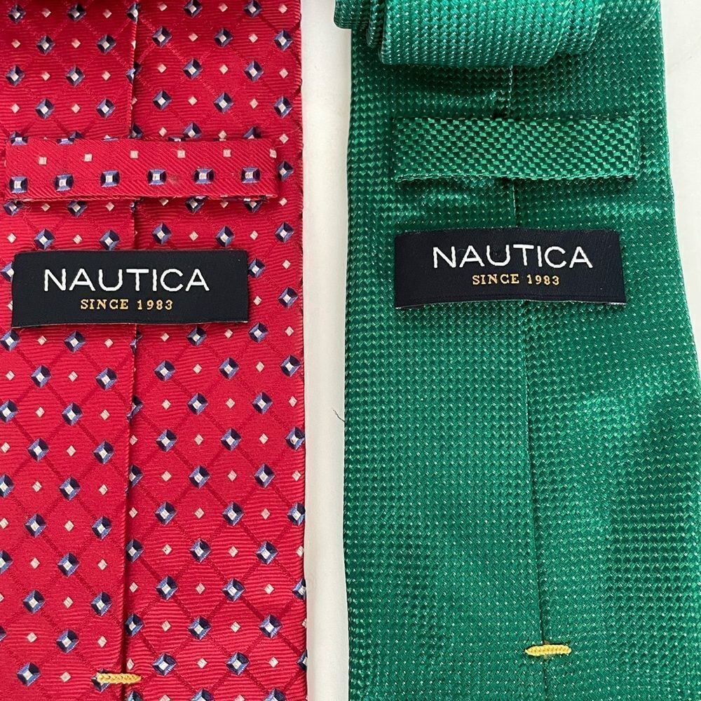 PAIR OF NAUTICA MENS TIES - Picture 3 of 6